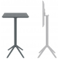 Комплект пластиковых барных складных столов Siesta Contract Sky Folding Bar Table 60 Set 2 сталь, пластик темно-серый Фото 5