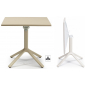 Стол пластиковый складной Scab Design Eco Folding алюминий, технополимер тортора Фото 1
