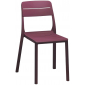 Стул пластиковый Nardi Cassia Bistrot стеклопластик бургунди Фото 1