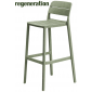 Стул пластиковый барный Nardi Cassia Stool стеклопластик кактус Фото 1