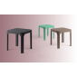 Столик пластиковый журнальный Nardi Net Table 40 стеклопластик табак Фото 4