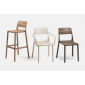Стул пластиковый барный Nardi Cassia Stool стеклопластик антрацит Фото 5