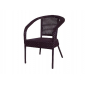 Кресло плетеное GARDA искусственный ротанг коричневый Фото 4