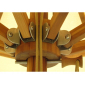 Зонт квадратный BAMBOO бамбук, полиэстер натуральный Фото 4
