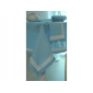 Скатерть и набор салфеток Рлен Ажур светло-синий Фото 3