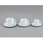 Кофейная пара для латте и горячего шоколада Ancap Belem фарфор белый Фото 2