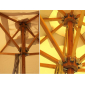 Зонт квадратный с центральной опорой BAMBOO бамбук, полиэстер натуральный Фото 7