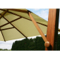 Зонт с боковой опорой квадратный BAMBOO бамбук, полиэстер натуральный Фото 4