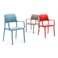 Кресло пластиковое Nardi Riva стеклопластик красный Фото 4