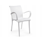 Кресло пластиковое уличное Nardi пластик, алюминий белый Фото 1