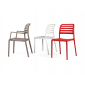 Кресло пластиковое Nardi Costa стеклопластик красный Фото 4