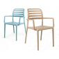 Кресло пластиковое Nardi Costa стеклопластик голубой Фото 4