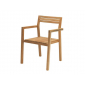 Кресло деревянное Ethimo Essenza сталь, тик натуральный Фото 1