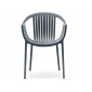 Кресло пластиковое PEDRALI Tatami стеклопластик серый Фото 6