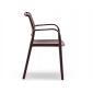 Кресло пластиковое PEDRALI Ara стеклопластик коричневый Фото 4