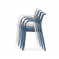 Кресло пластиковое PEDRALI Ara стеклопластик синий Фото 4