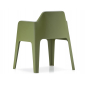 Кресло пластиковое PEDRALI Plus пластик зеленый Фото 5