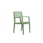 Кресло деревянное Ethimo Stella тик зеленый Фото 1