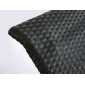 Шезлонг-лежак плетеный Tagliamento Konkord алюминий, искусственный ротанг черный Фото 6
