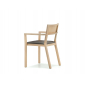 Кресло деревянное мягкое PEDRALI Feel дуб, ткань Фото 4