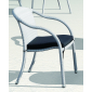 Кресло плетеное с подушкой JOYGARDEN Lotus алюминий, искусственный ротанг белый Фото 2