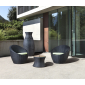 Комплект плетеной мебели 4SIS Туллон алюминий, искусственный ротанг черный Фото 3