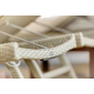 Шезлонг-лежак плетеный 4SIS Капри алюминий, искусственный ротанг серо-желтый Фото 10