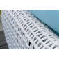 Диван плетеный с подушками Skyline Design Dynasty алюминий, искусственный ротанг, sunbrella белый, бежевый Фото 12