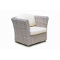 Кресло плетеное Skyline Design Florence алюминий, искусственный ротанг, sunbrella серебряный орех Фото 1