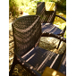 Кресло пластиковое Keter Bali Mono пластик с имитацией плетения коричневый Фото 5