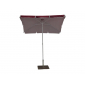 Прямоугольный зонт с поворотной рамой Maffei сталь, хлопок бордовый Фото 4