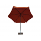 Зонт садовый с поворотной рамой Maffei Mare сталь, дралон терракотовый Фото 3