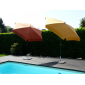 Зонт садовый с поворотной рамой Maffei Mare сталь, дралон терракотовый Фото 5