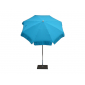 Зонт пляжный с поворотной рамой Maffei Alux алюминий, дралон голубой Фото 2