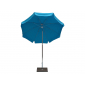 Зонт пляжный с поворотной рамой Maffei Alux алюминий, дралон голубой Фото 4