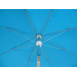 Зонт пляжный с поворотной рамой Maffei Alux алюминий, дралон голубой Фото 6
