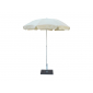 Зонт садовый с поворотной рамой Maffei Novara сталь, полиэстер белый Фото 1