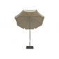 Зонт садовый с поворотной рамой Maffei Novara сталь, полиэстер белый Фото 4
