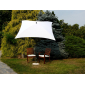Зонт садовый с поворотной рамой Maffei Kronos сталь, полиэстер белый Фото 3