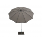 Зонт садовый с поворотной рамой Maffei Border сталь, дралон серо-коричневый Фото 1
