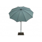 Зонт садовый с поворотной рамой Maffei Border сталь, дралон голубой Фото 1