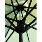 Зонт садовый телескопический Maffei Kronos алюминий, полиэстер темно-серый Фото 4