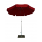 Зонт садовый с поворотной рамой Maffei Borgo сталь, полиэстер красный Фото 5