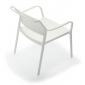 Кресло пластиковое PEDRALI Ara Lounge стеклопластик белый Фото 6