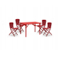 Комплект пластиковой мебели Nardi Zic-Zac пластик красный Фото 1