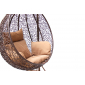 Кресло плетеное подвесное KVIMOL KM-0001 сталь, искусственный ротанг коричневый Фото 5