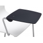 Стул пластиковый со столиком Scab Design Alice сталь, технополимер хром, лен Фото 3