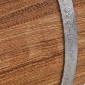 Кадка дубовая (нержавеющая сталь) БонПос П0109н дуб Фото 3