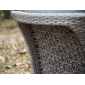 Кресло плетеное с подушками 4SIS Лабро алюминий, искусственный ротанг серый Фото 5