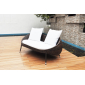 Комплект плетеной мебели KVIMOL КМ-0042 алюминий, искусственный ротанг коричневый, бежевый Фото 2